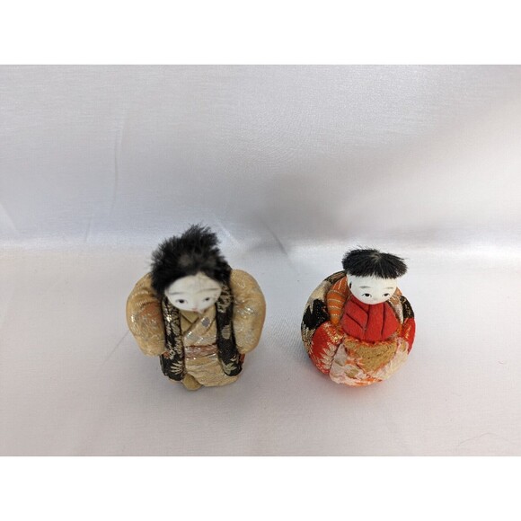Two (2) Vintage Kimekomi Japanese Dolls - Picture 3 of 5